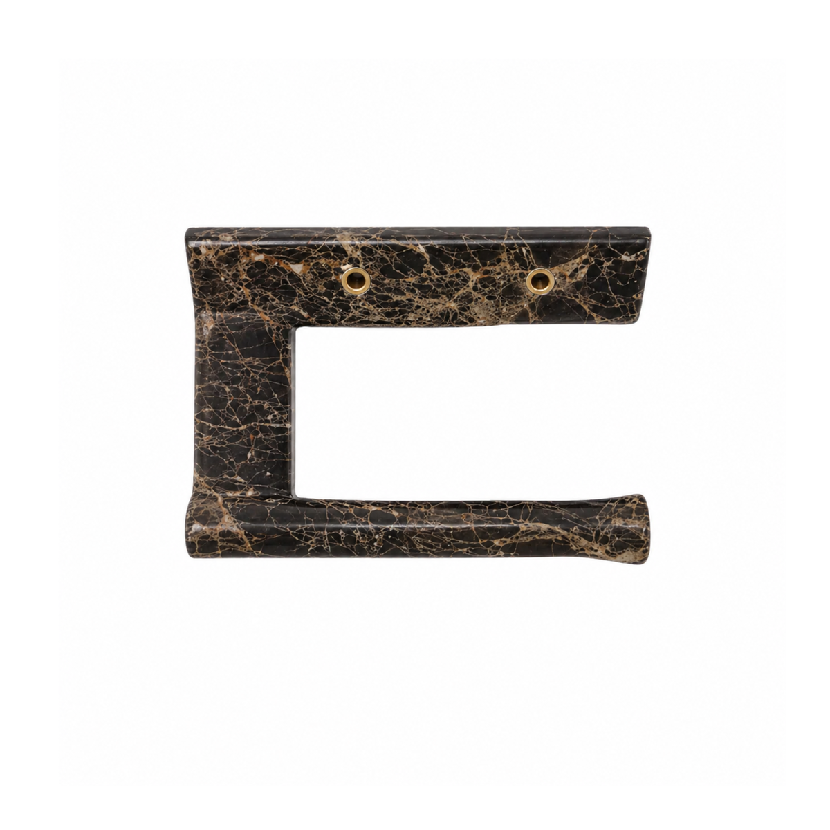 Chocolate TP Holder, natural marble
