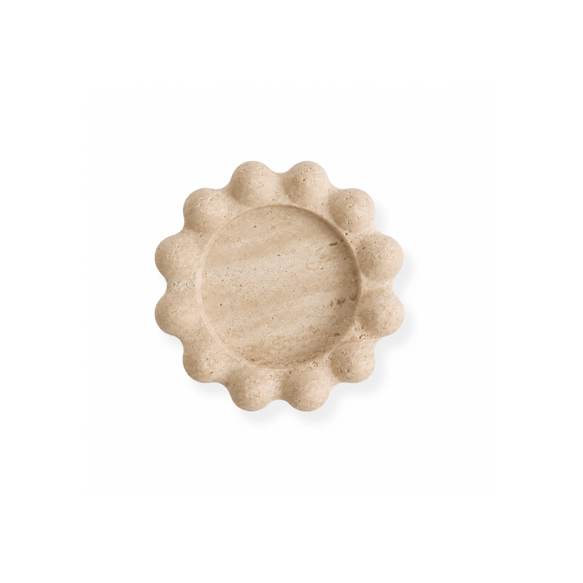 Lane Bobble Catchall, natural marble