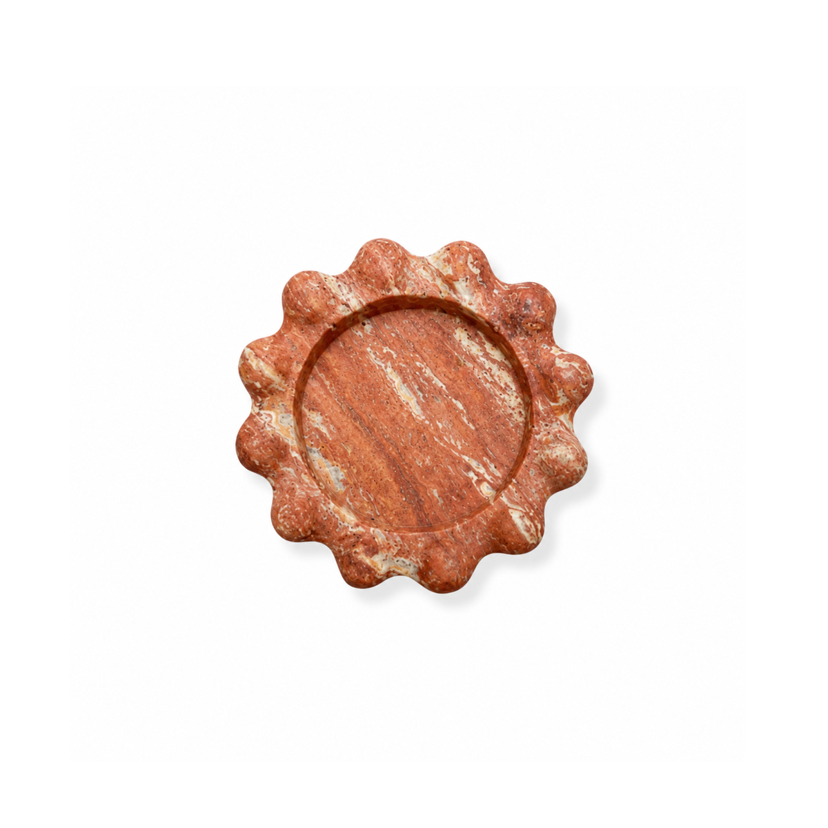 Lava Bobble Catchall, natural marble