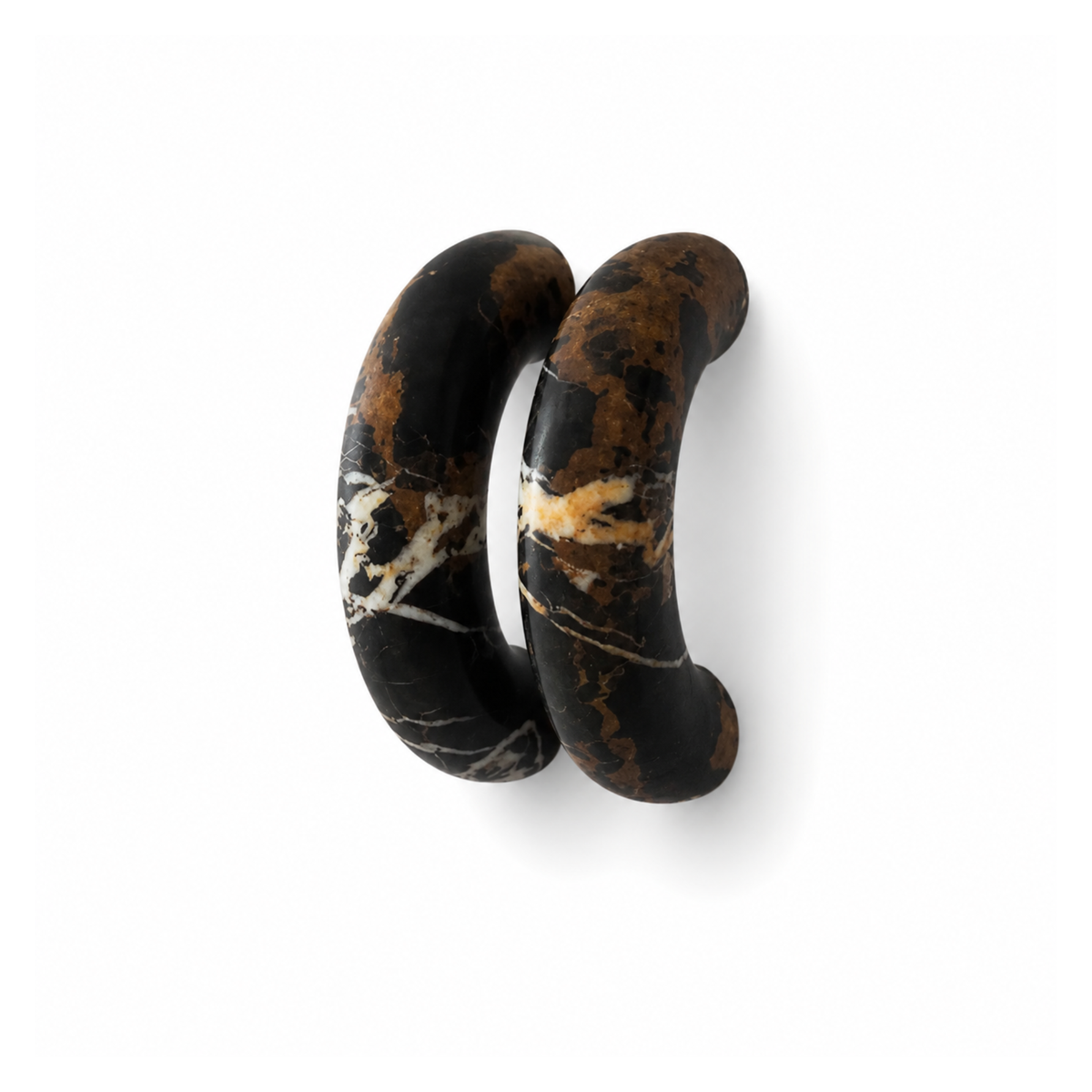 Lucas Donut Handle, natural marble