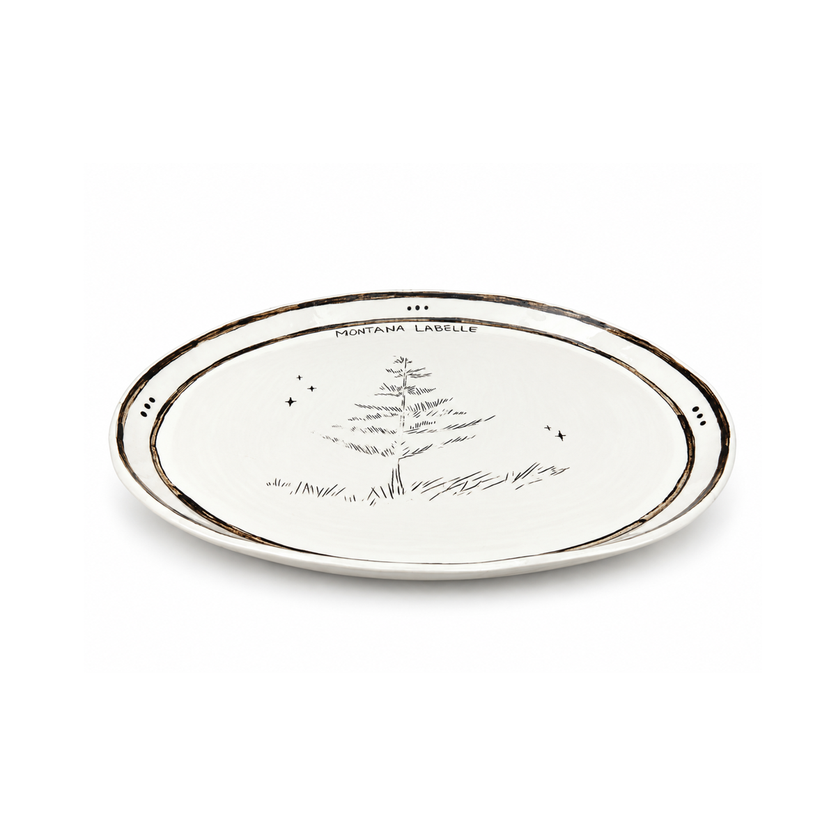 The Monogram Cream Dish – alternate view