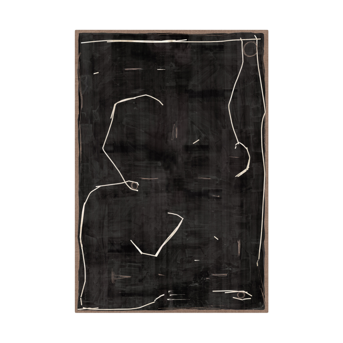 Harlow Abstract, wood framed artwork