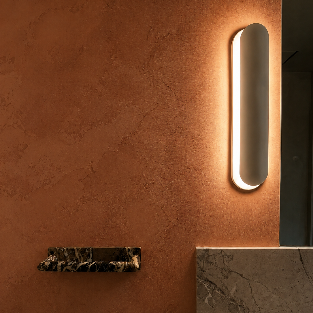 Lisa Plaster Sconce – alternate view