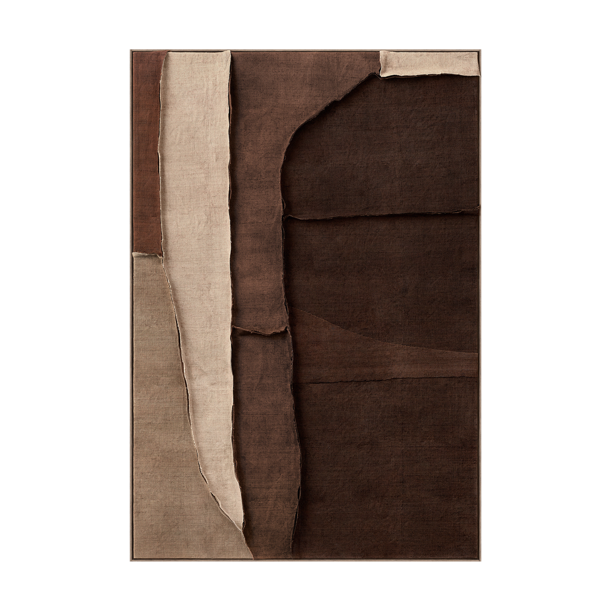 Cove Abstract, linen artwork