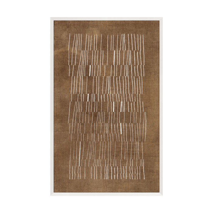 Shiloh Abstract, linen framed artwork