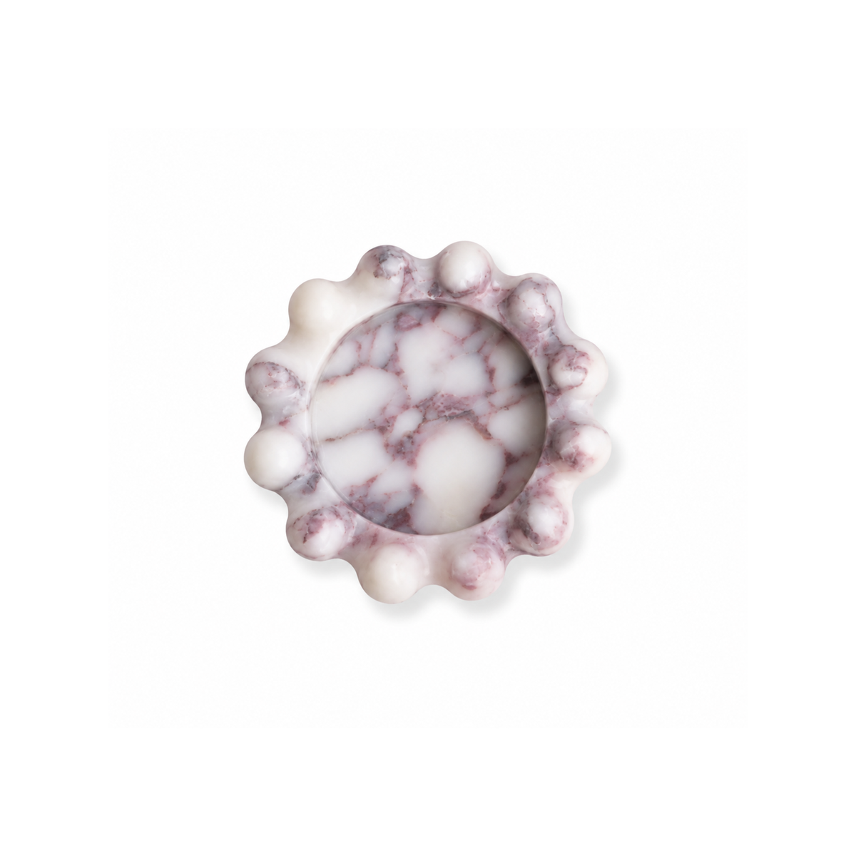 Longbeach Bobble Catchall, natural marble