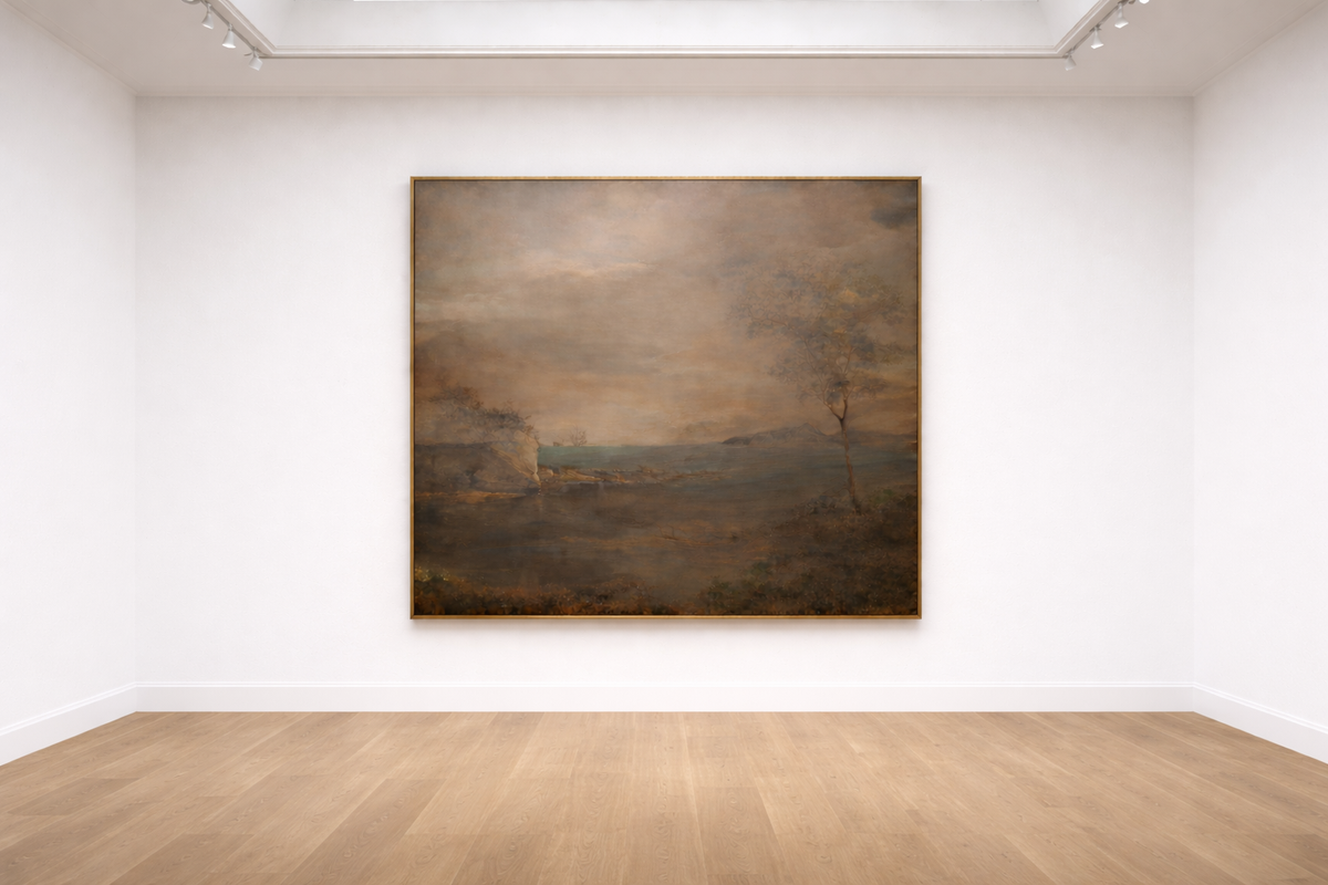 Grisalle Mural, artwork – alternate view