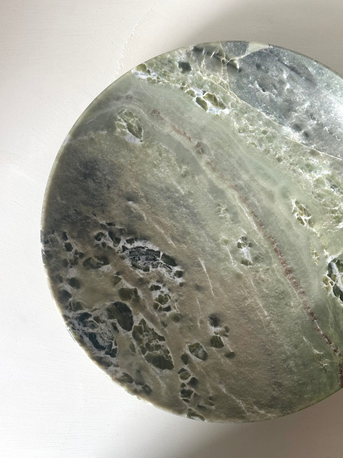Loki Slender Bowl, natural marble – alternate view