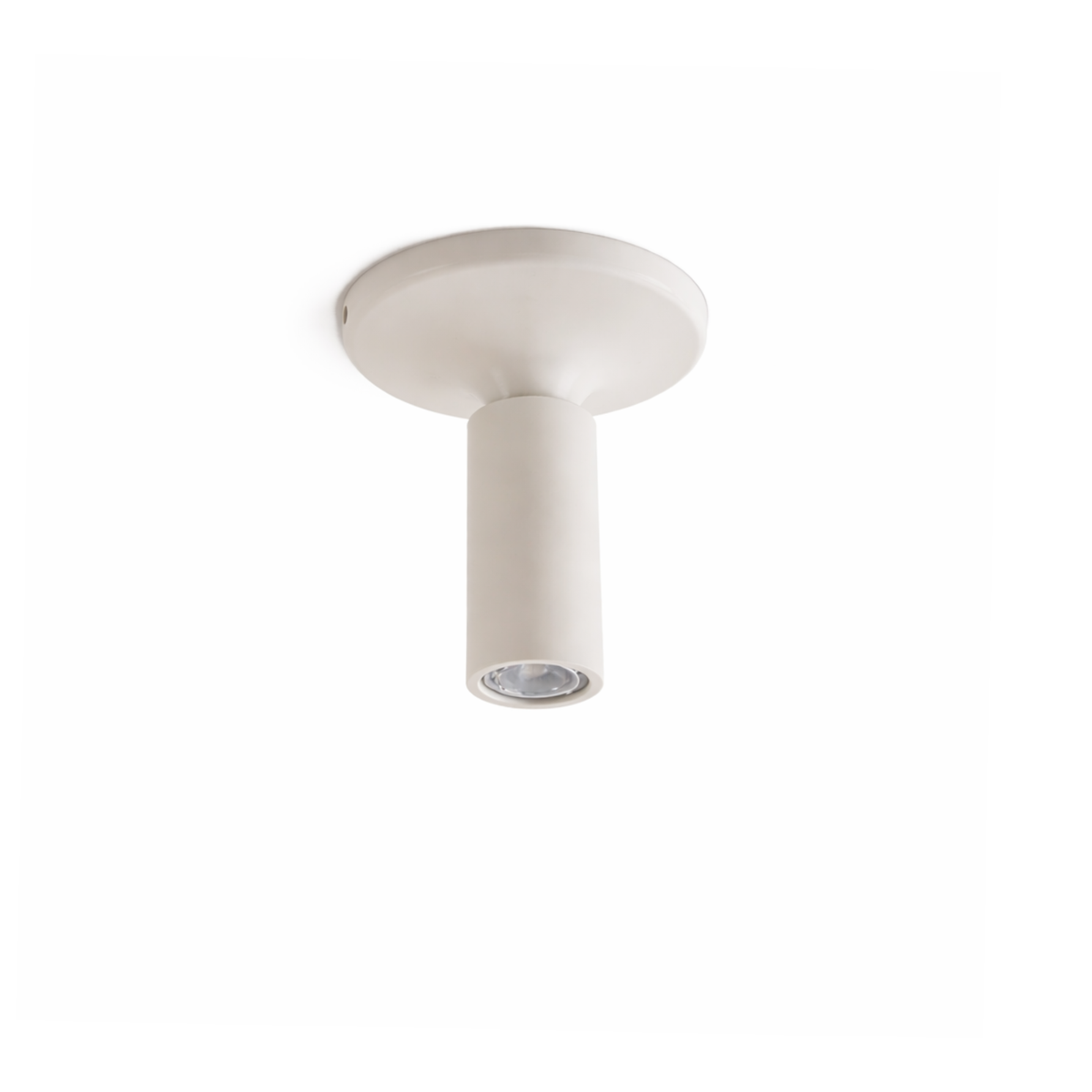 Nour Plaster Ceiling Spotlight in matte white plaster