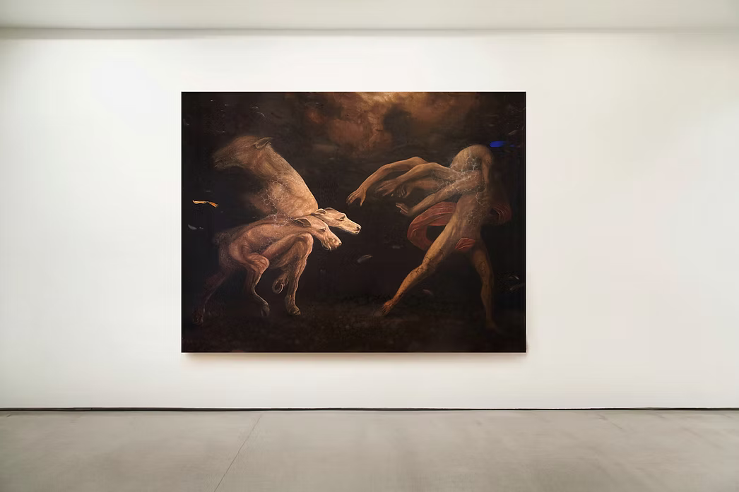Danza della Lotta By Kit King, artwork – alternate view