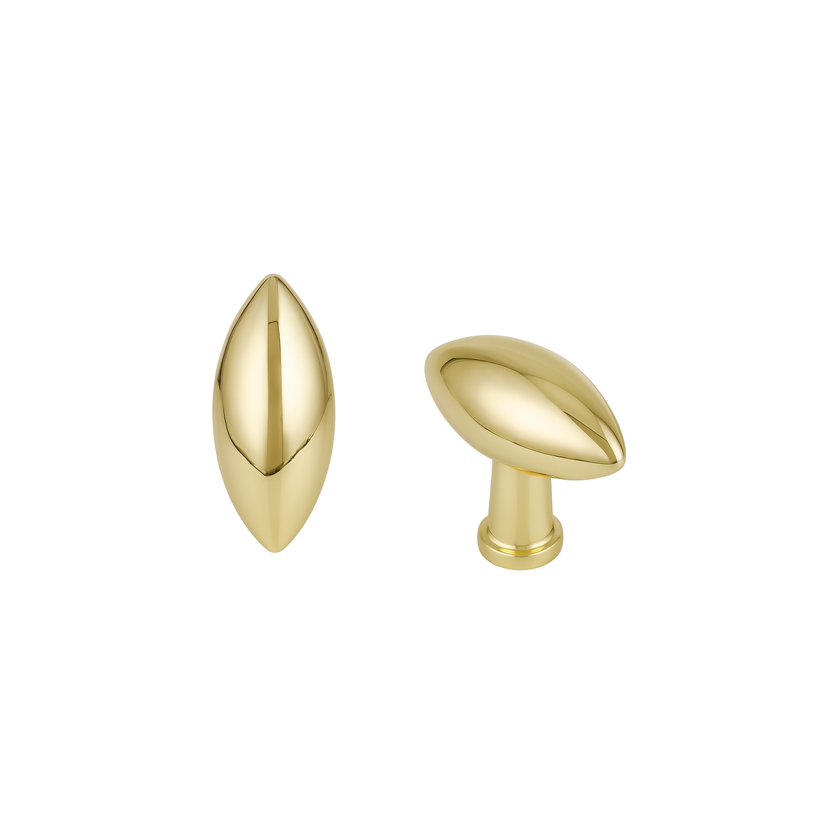 Olive Knob Gold Large – alternate view