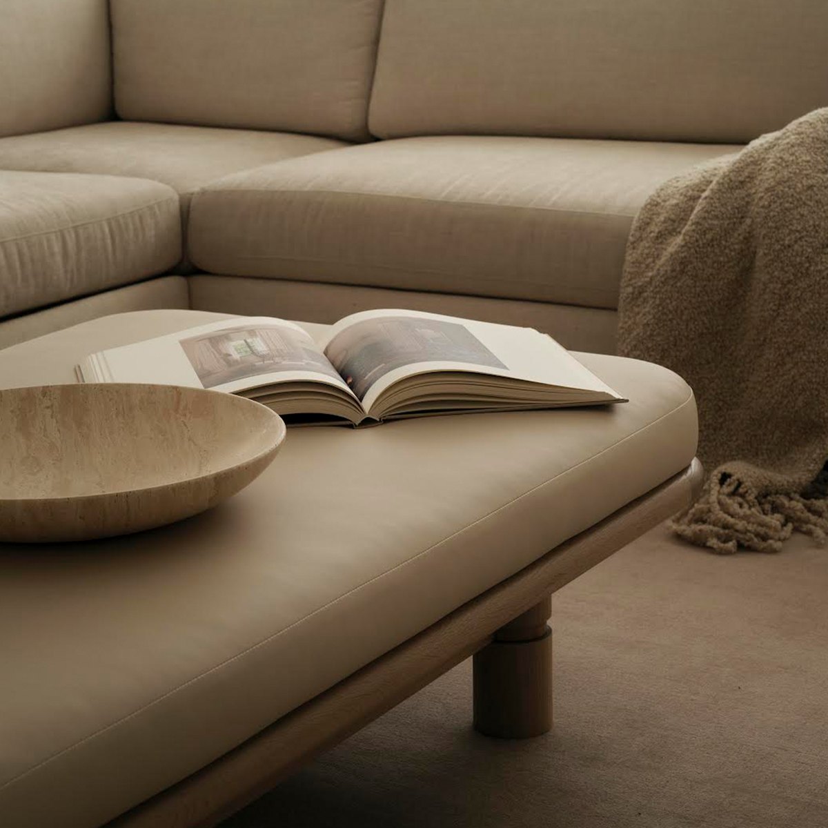 Sarah Ottoman, wood – alternate view