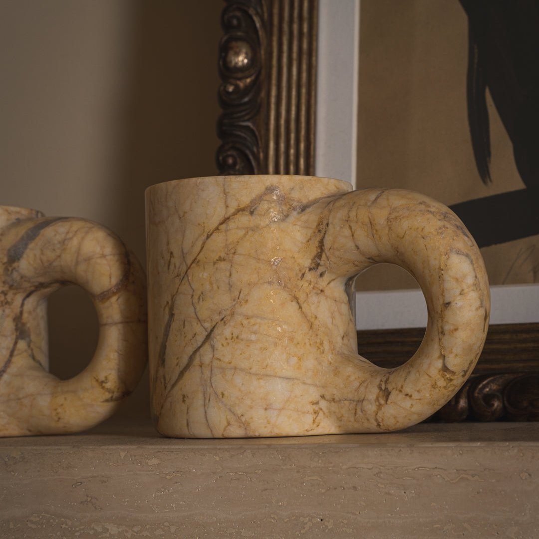 Luna Mug, natural marble – alternate view