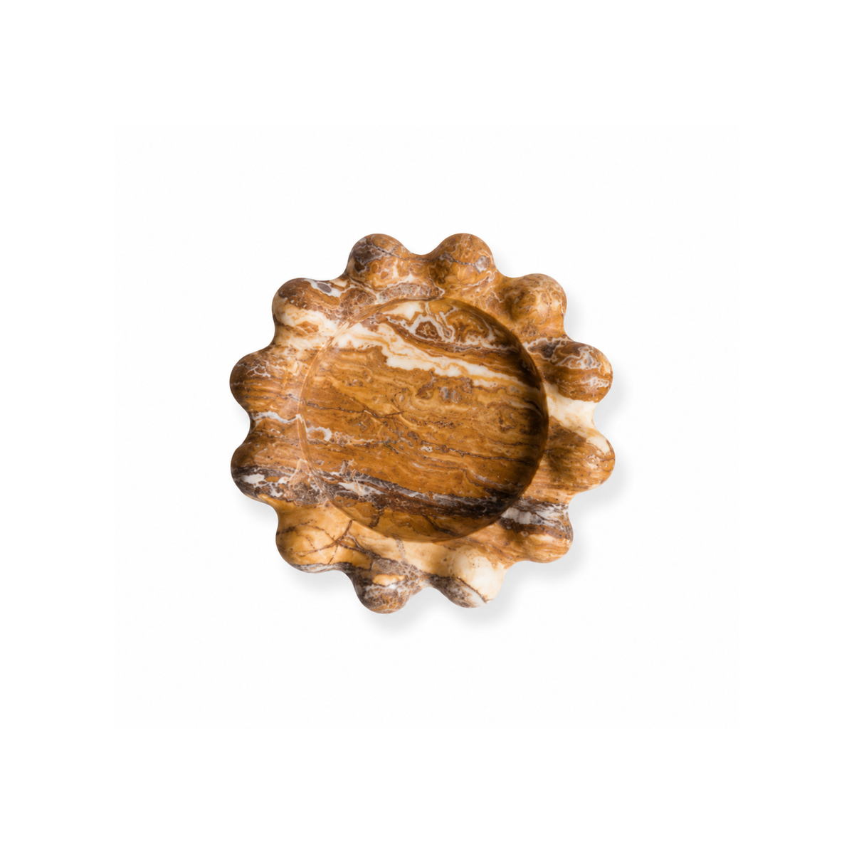 Larabee Bobble Catchall, natural marble