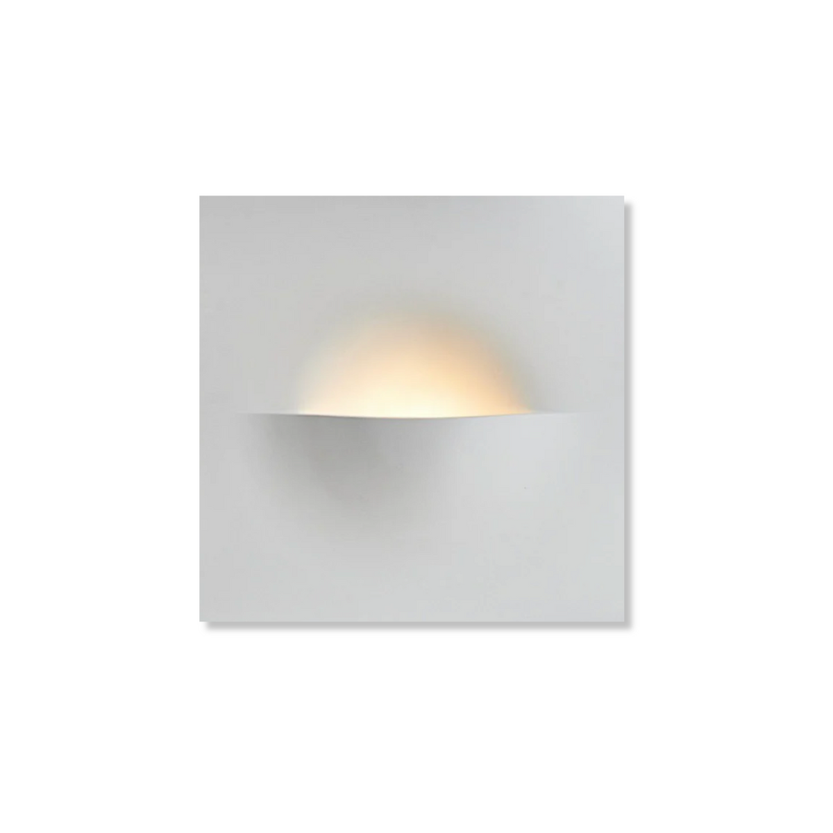 Tommy Plaster Sconce in matte white plaster
