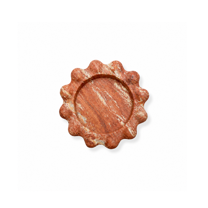Lava Bobble Catchall, natural marble