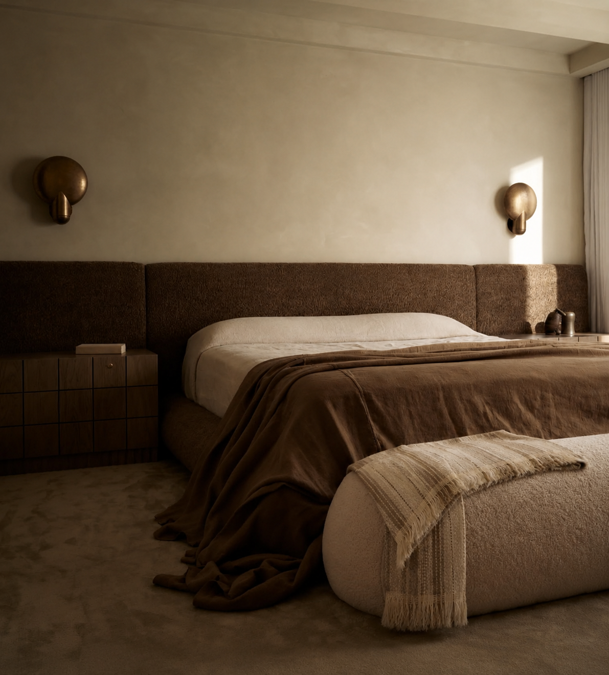 Uma Throw Natural, linen – alternate view