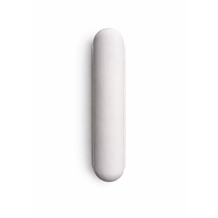 Lisa Plaster Sconce in matte white plaster