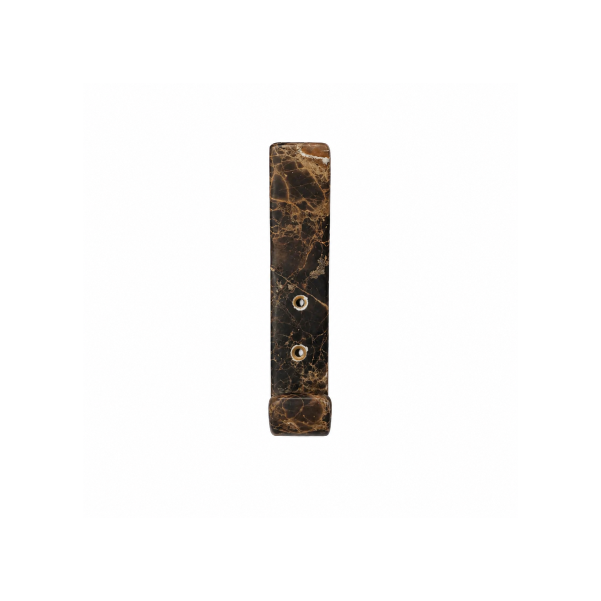 Chocolate Hook, natural marble