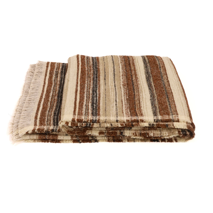 Uma Throw Caramel, linen