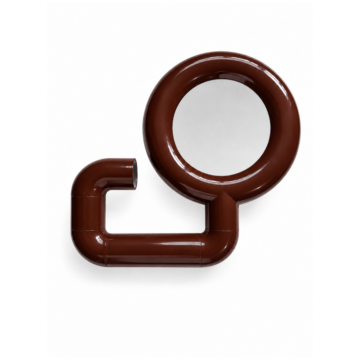 PLSTK Makeup Mirror Espresso Brown