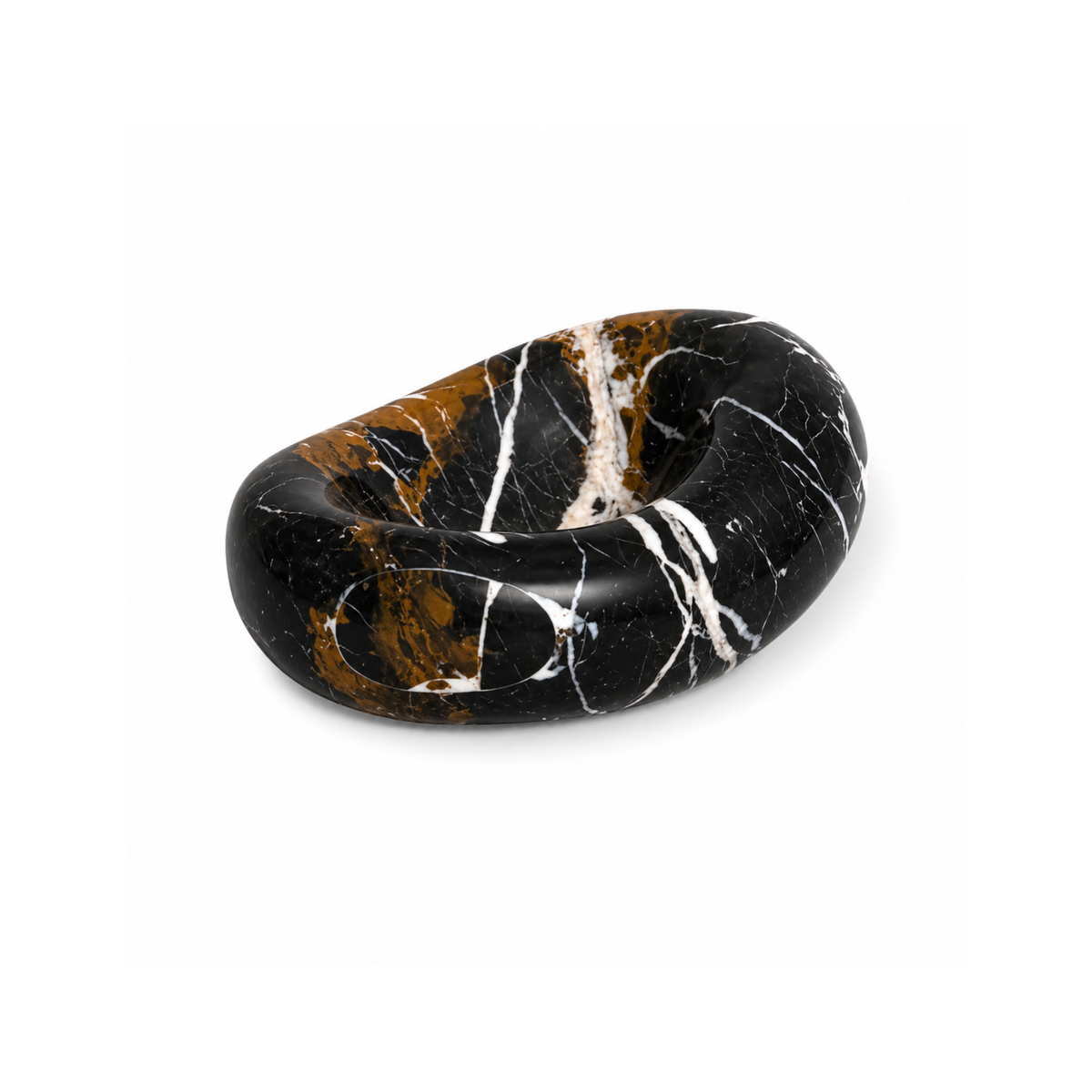 Lucas Jelly Bean Bowl, natural marble jelly bean dish