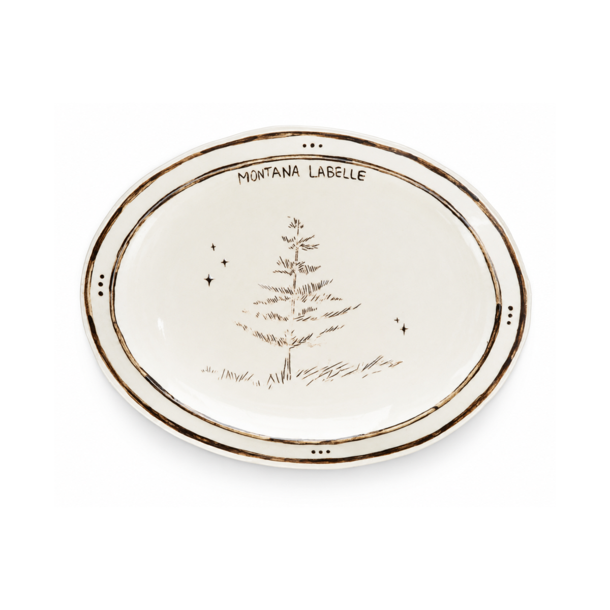 The Monogram Cream Dish