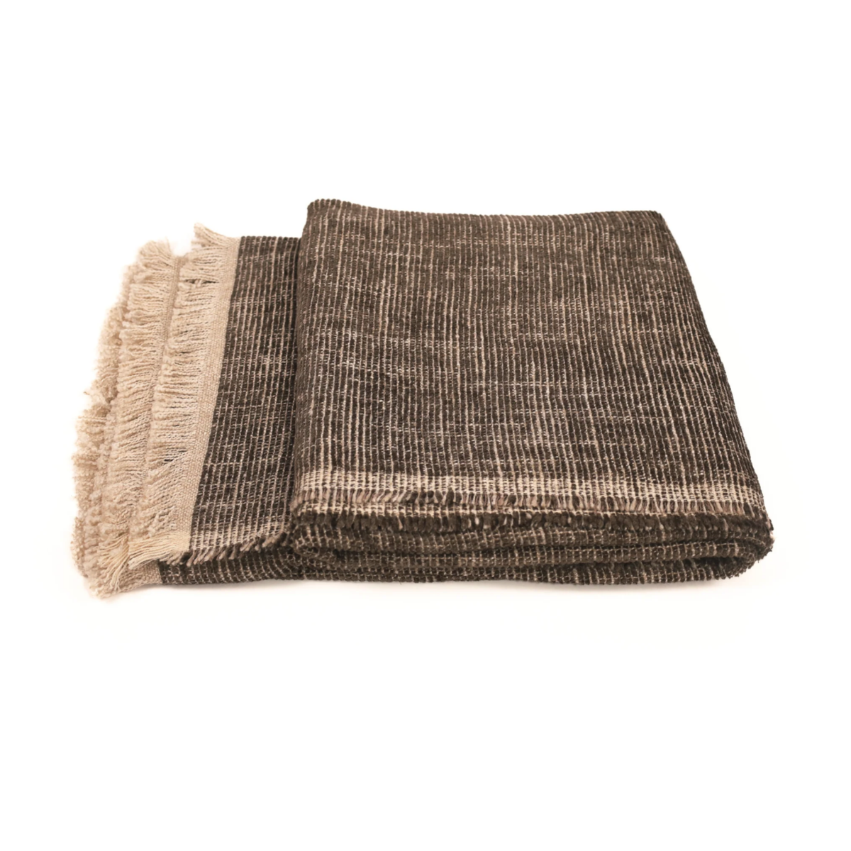 Umber Throw Moka, linen