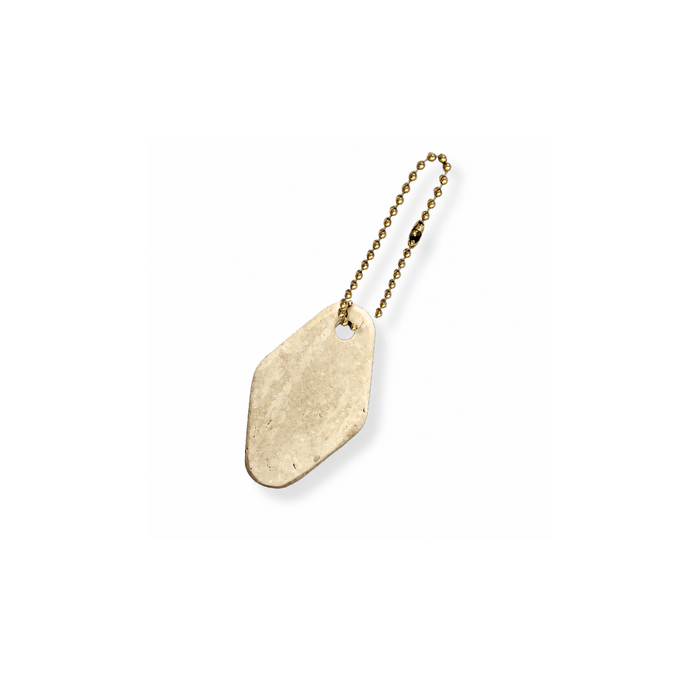 Lane Keychain, natural marble