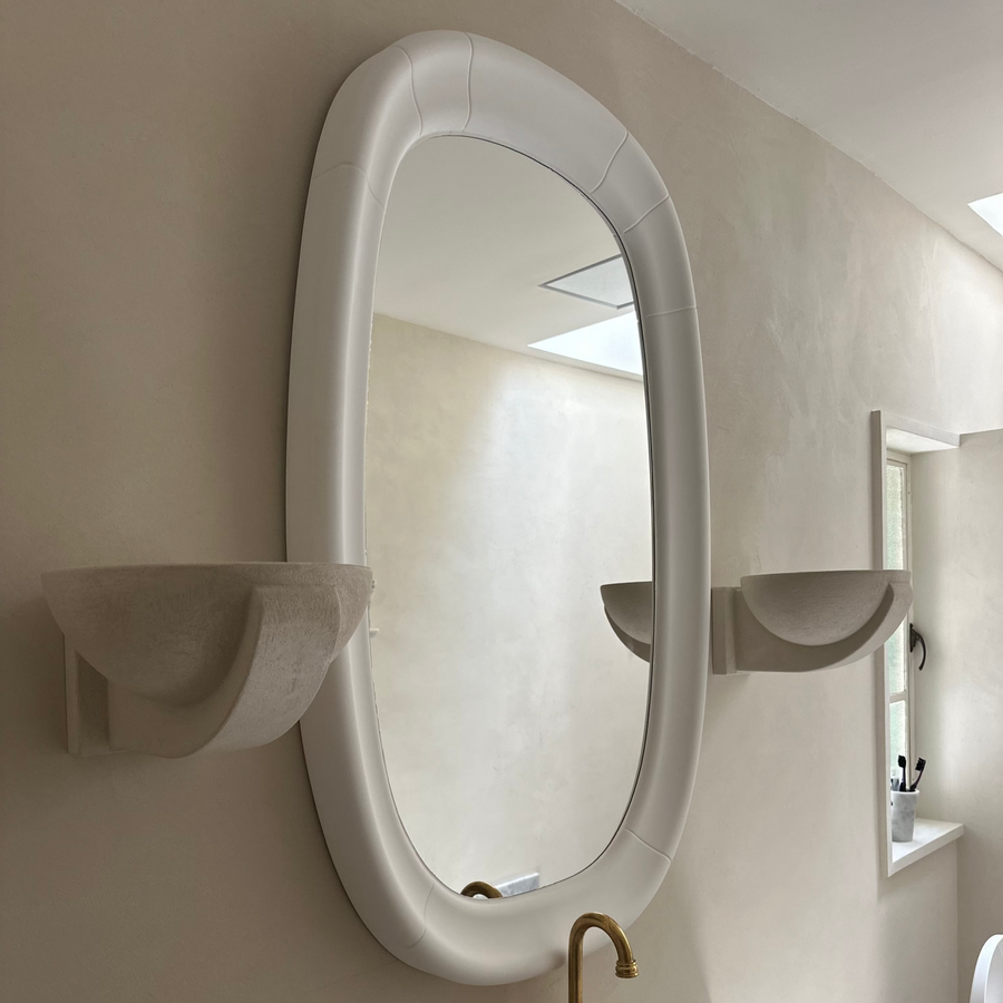 Hannah Plaster Mirror