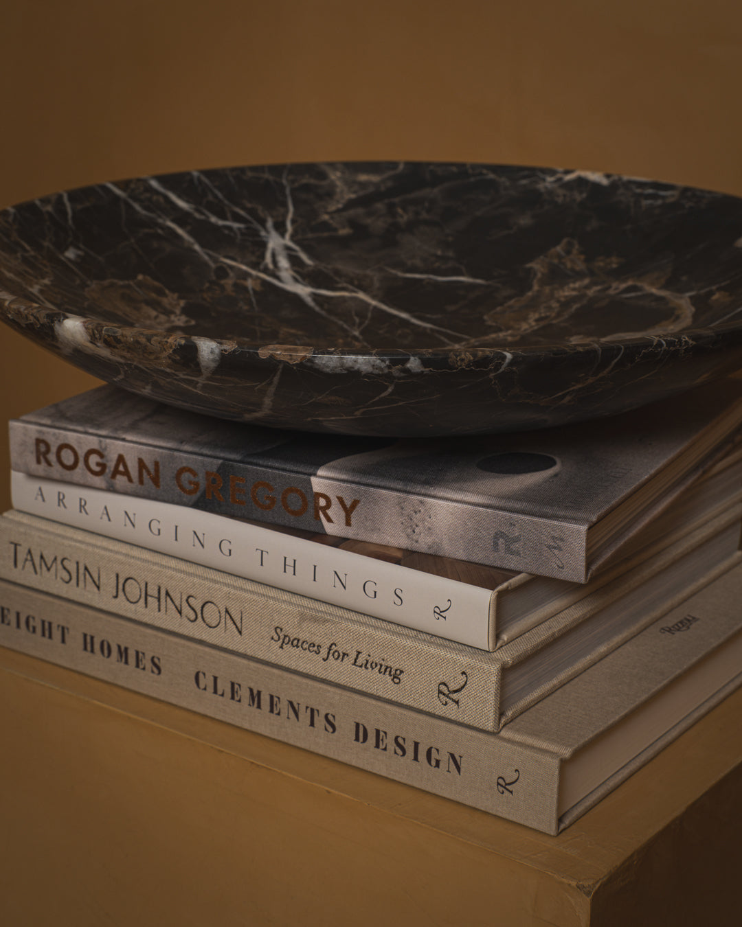 Lucas Slender Bowl, natural marble – alternate view