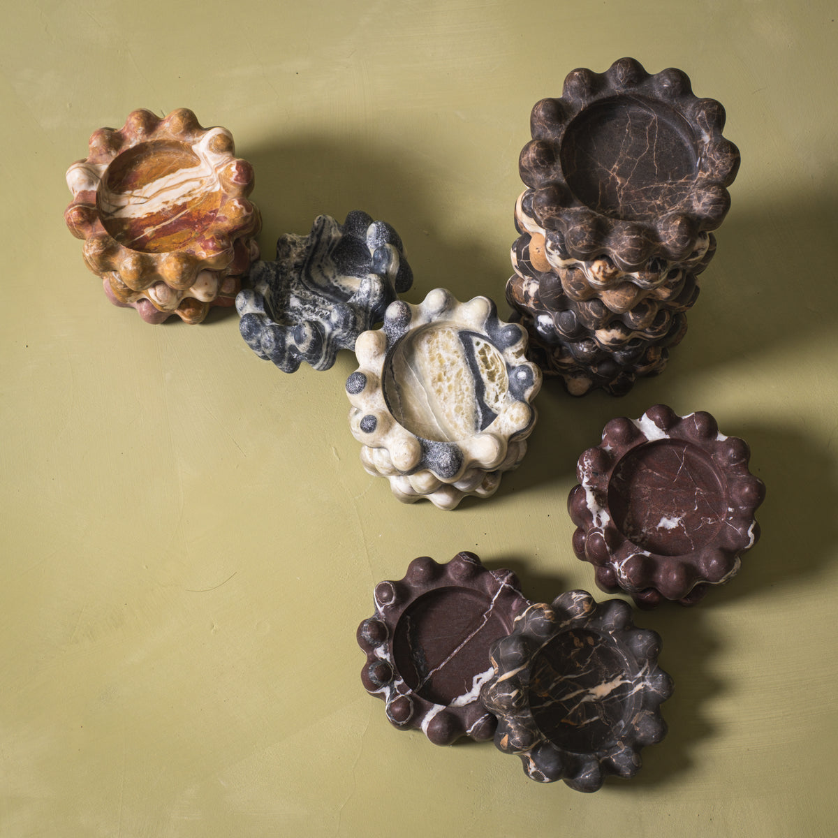 Larp Bobble Catchall, natural marble – alternate view
