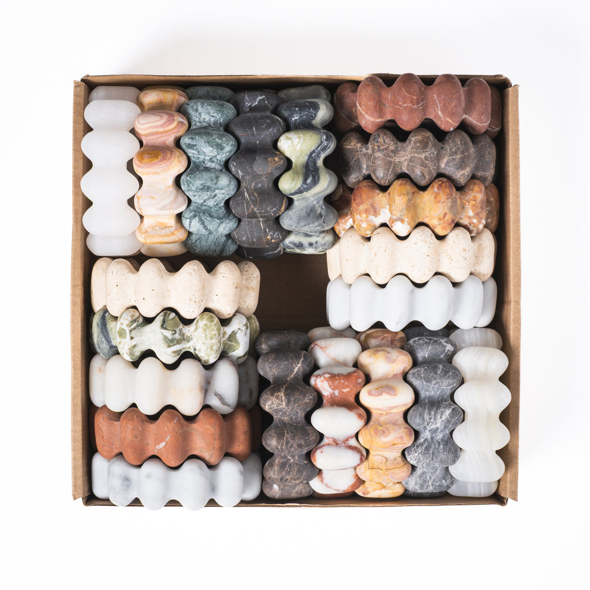 Longbeach Bobble Catchall, natural marble – alternate view