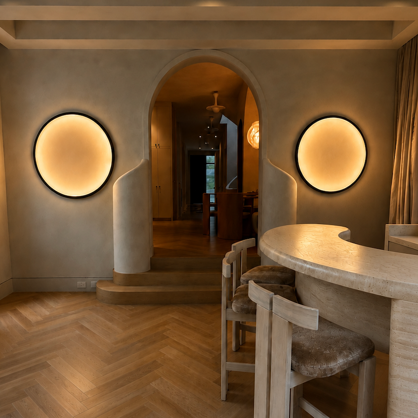Moon Sconce – alternate view