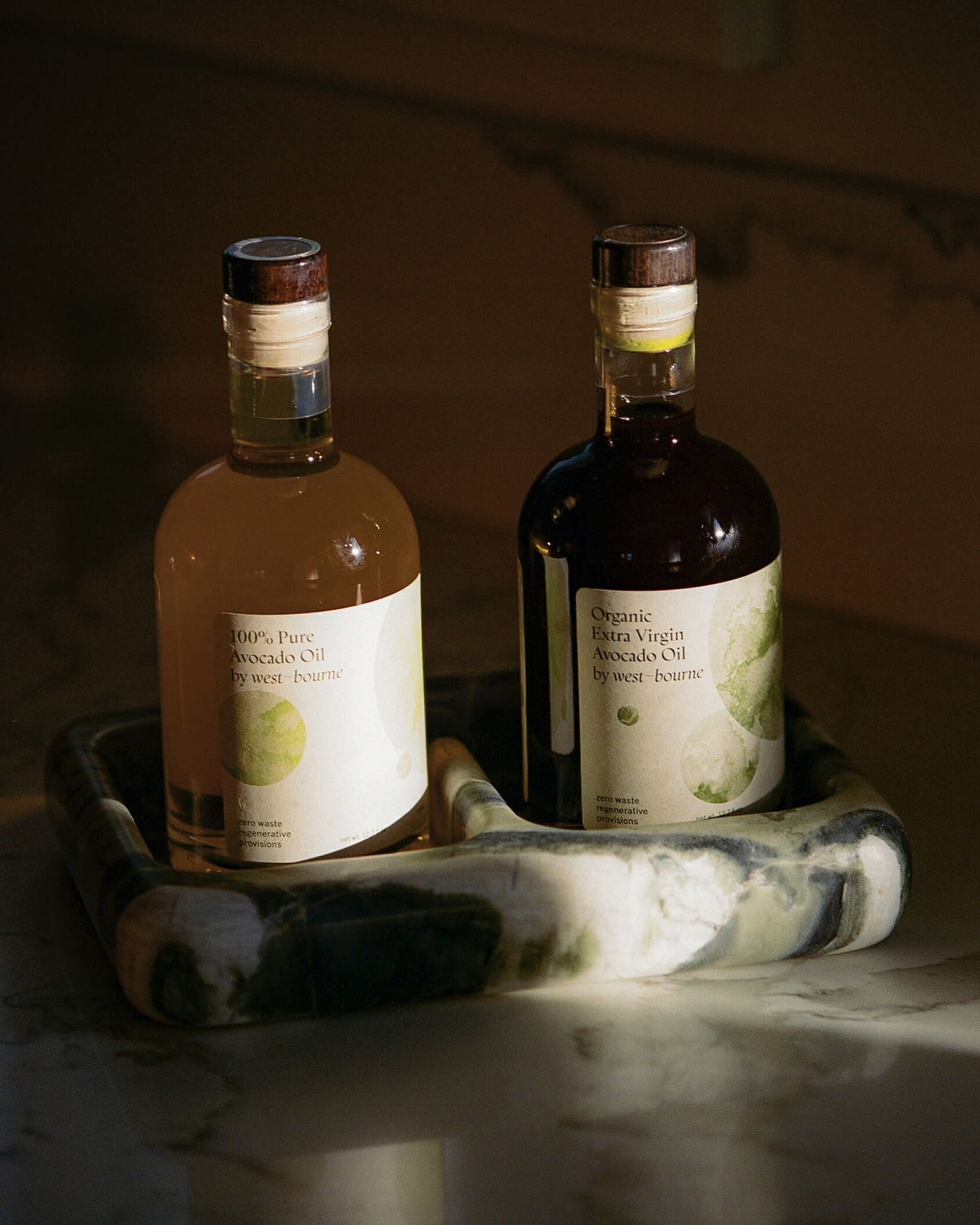West Bourne x Montana Labelle Loki Tray, marble – alternate view