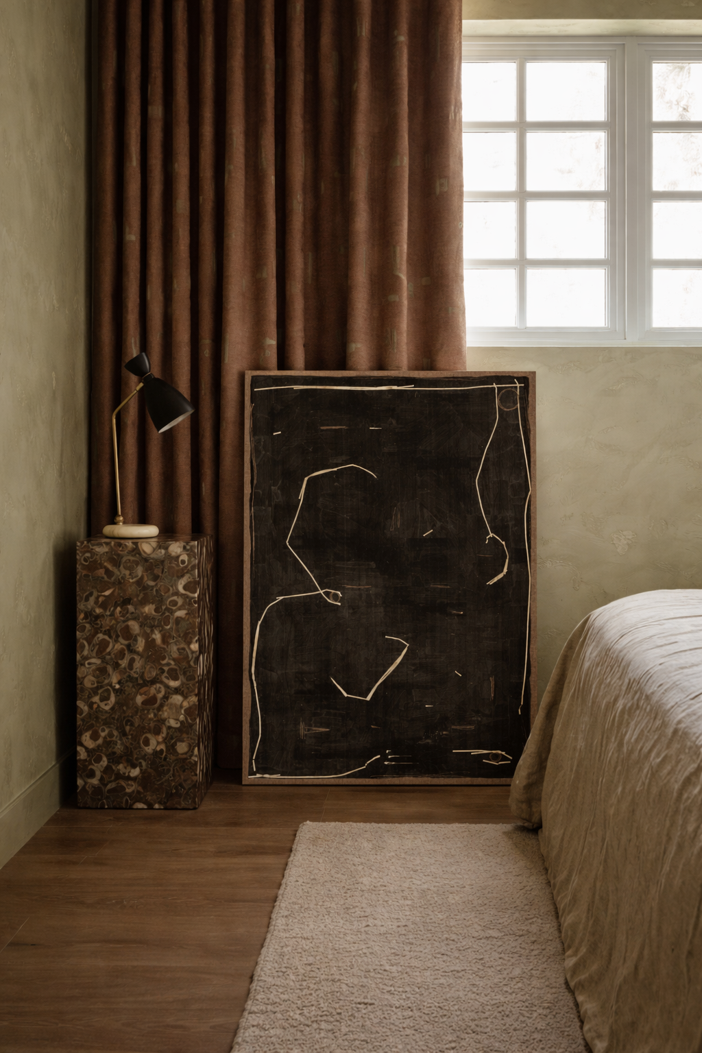 Harlow Abstract, in situ