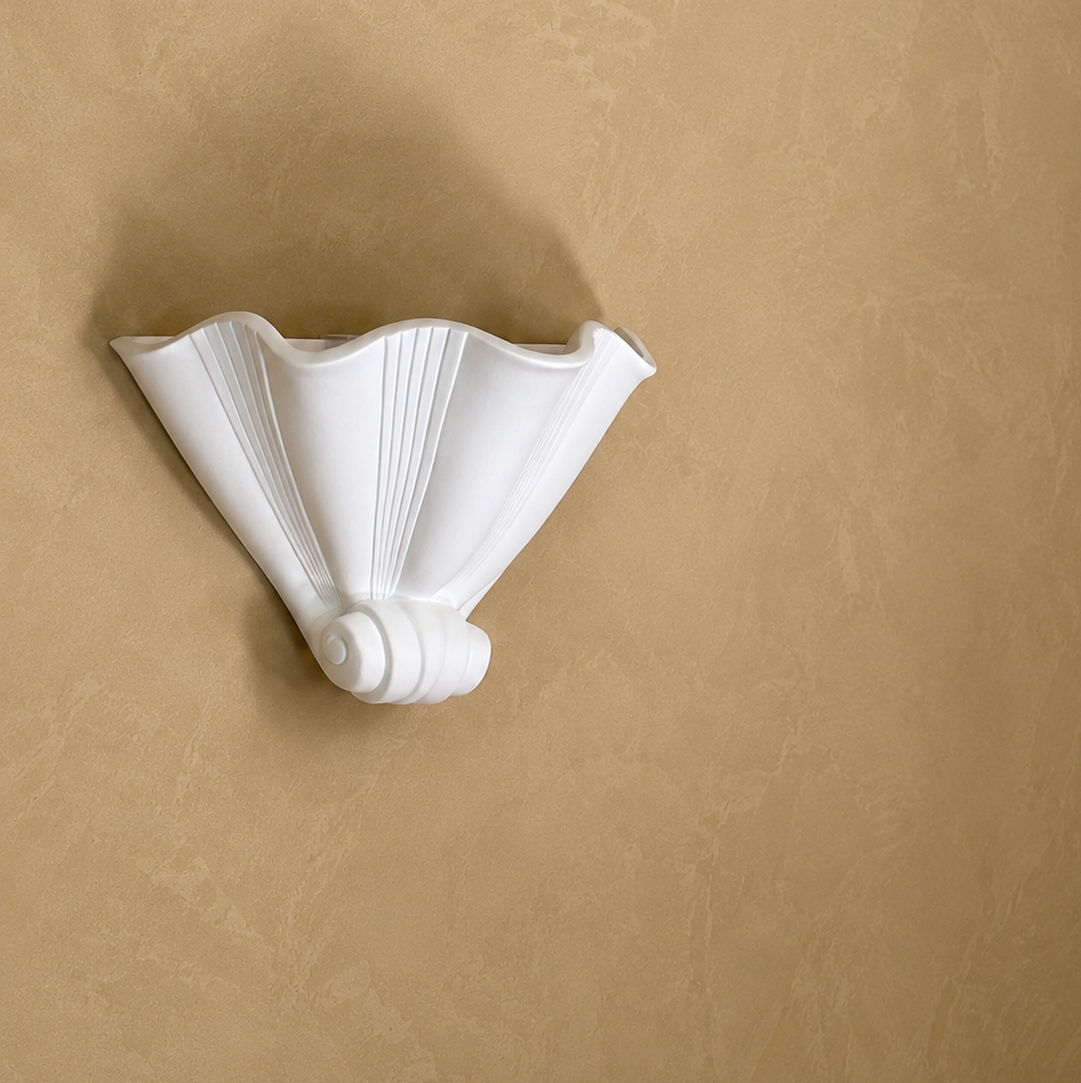 Husk Plaster Sconce – alternate view