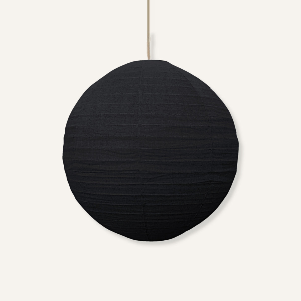 Luna Linen Shade in Black