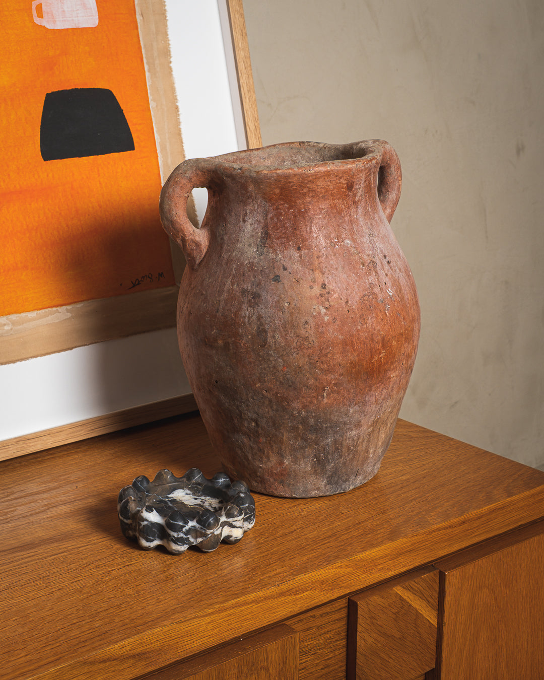Lucas Bobble Catchall, natural marble – alternate view